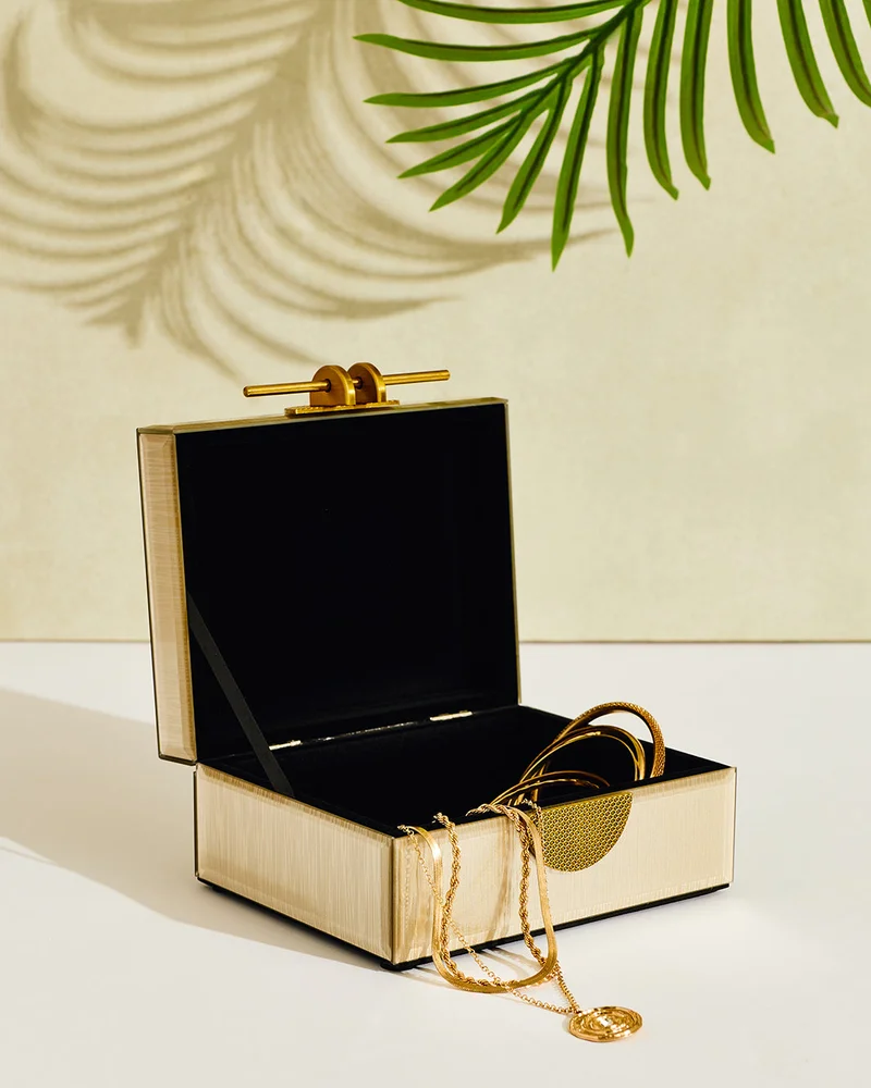 REDTAG Gold Embellished Decorative Box