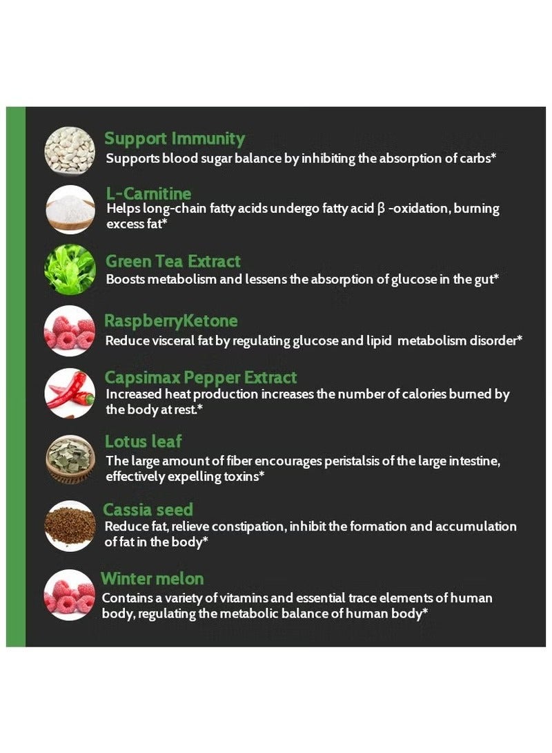 Winstown Slim Plus Fat Burner Healthy Detox Burning Fat Slimming Tablets-60 Tablets - Image 4