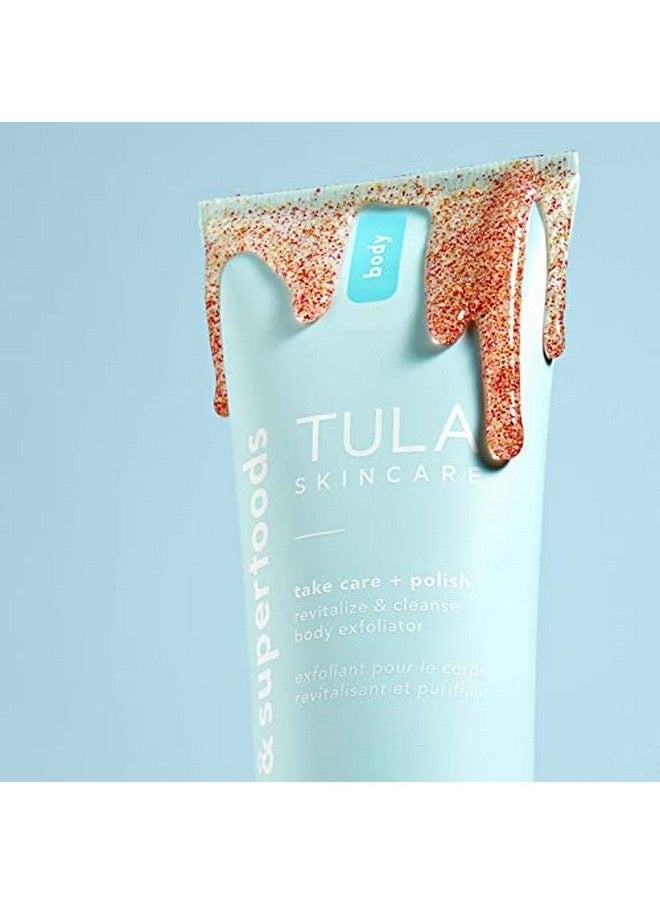 TULA Skin Care Take Care Polish Revitalize & Cleanse Body Exfoliator | Foaming Body Polish Featuring A Triple Aha Blend To Smooth & Brighten Skin | 8.1 Fl Oz  - Image 4