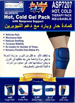 Ritecare Ice Pack for Knee Injuries Reusable Gel Hot Cold Pack for Knee Replacement Surgery, Fast Pain Relief, Cold Ice Packs for Knees Swelling, Sports Injury, Bursitis, Arthritis, Joint Pain Bruises Sprains  - Image 5