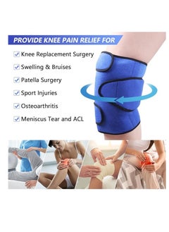 Ritecare Ice Pack for Knee Injuries Reusable Gel Hot Cold Pack for Knee Replacement Surgery, Fast Pain Relief, Cold Ice Packs for Knees Swelling, Sports Injury, Bursitis, Arthritis, Joint Pain Bruises Sprains  - Image 3