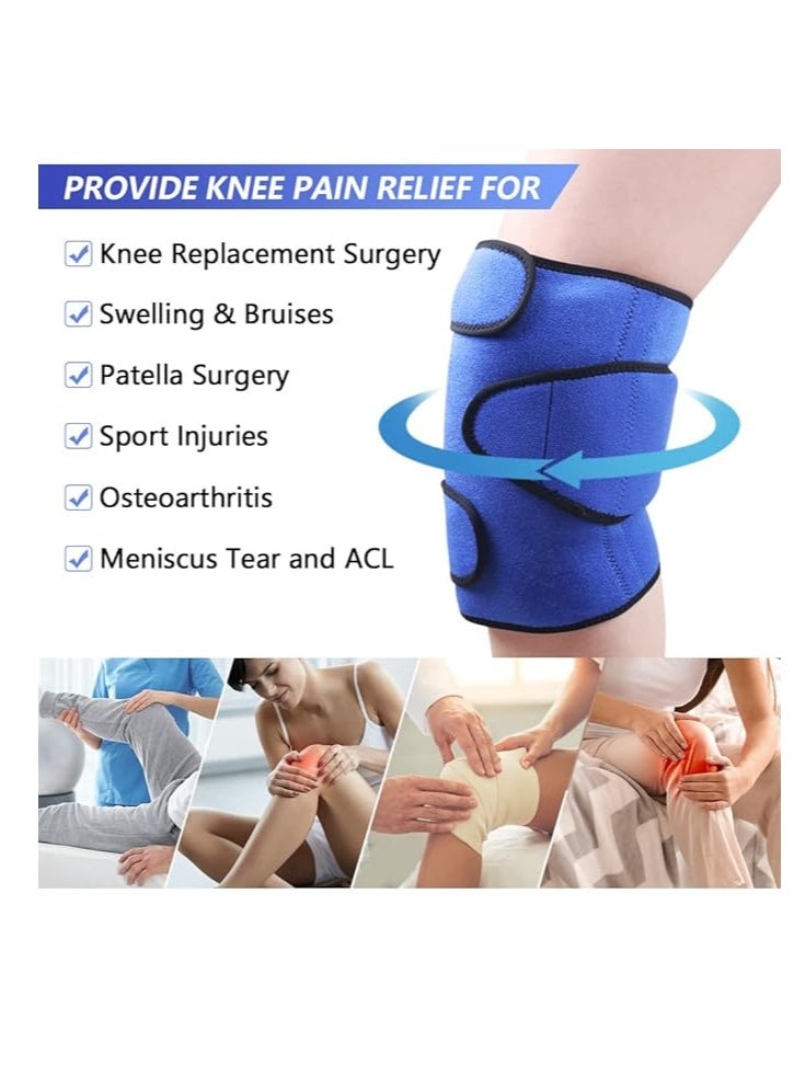 Ritecare Ice Pack for Knee Injuries Reusable Gel Hot Cold Pack for Knee Replacement Surgery, Fast Pain Relief, Cold Ice Packs for Knees Swelling, Sports Injury, Bursitis, Arthritis, Joint Pain Bruises Sprains  - Image 3