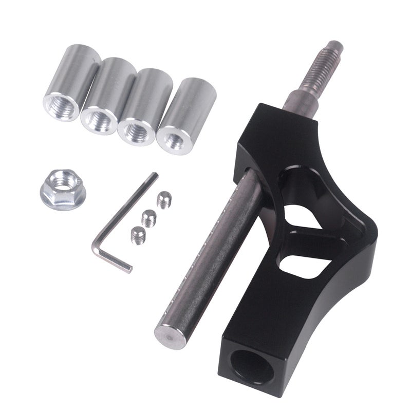 Adjustable Gear Shift Knob Extender Height Lever Extension Car Gear Shifter Extender Kit with 4 Adapters - Image 1