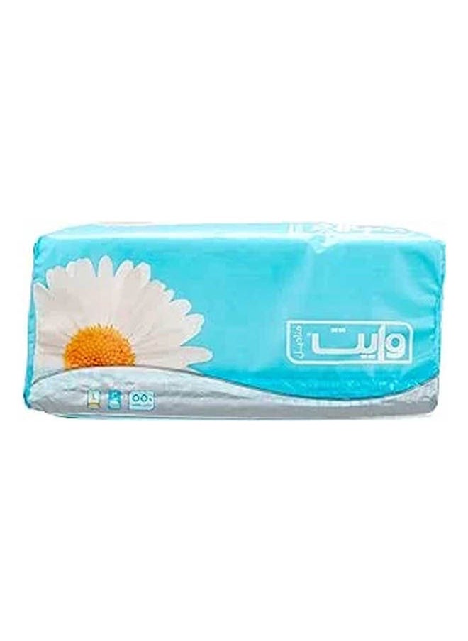 White Flexi 500 Tissues Large 3 Ply Single 