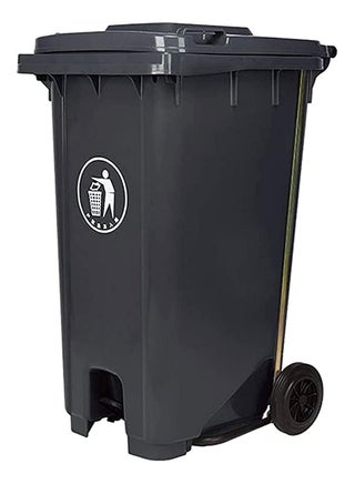 Heavy Duty Plastic Garbage Bin 120 Litre with Wheel and Pedal -Kitchen and Outdoor Recycle Trash Can, Large Industrial Waste Bin (Black) - pzsku/Z8A77F7EAB6CDA74CB908Z/45/_/1725884905/748fa4e1-0647-42ba-8ce9-be692f255994