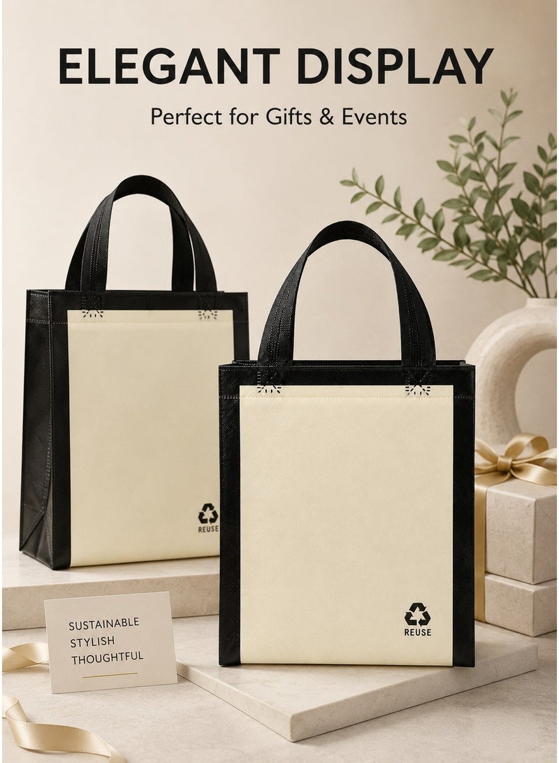 Gift bags,12 Pieces, 20x10x25 cm, Reusable Gift Packaging Bags - Image 1