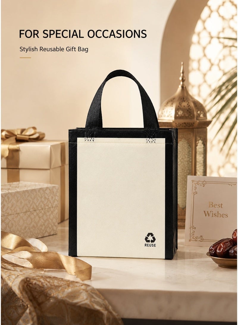 Gift bags,12 Pieces, 20x10x25 cm, Reusable Gift Packaging Bags - Image 3
