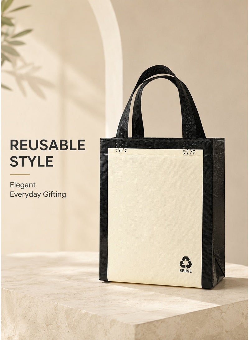Gift bags,12 Pieces, 20x10x25 cm, Reusable Gift Packaging Bags - Image 4