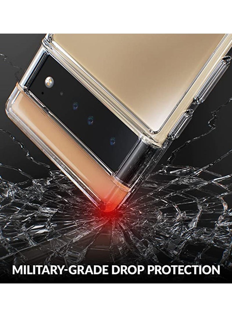 Muyixin جراب Crave Black Guard لهاتف Pixel 6 Pro، جراب أسود مقاوم للصدمات لهاتف Google Pixel 6 Pro  - Image 5