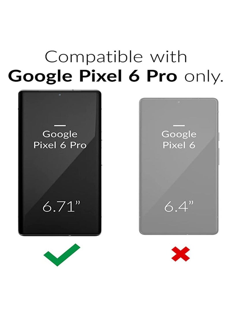 Muyixin جراب Crave Black Guard لهاتف Pixel 6 Pro، جراب أسود مقاوم للصدمات لهاتف Google Pixel 6 Pro  - Image 3