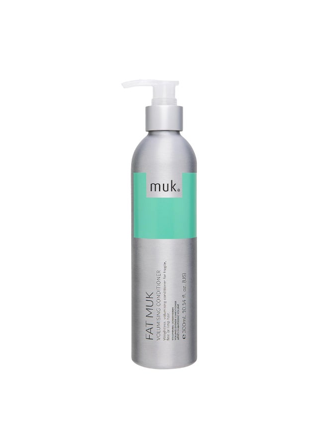 MUK. MUK Fat Volumising Conditioner for Fragile Fine Limp Hair Thickening and Volume Conditioner with Weightless Moisture for Fuller Stronger Hair with Enhanced Volume and Shine 300ml - Image 2