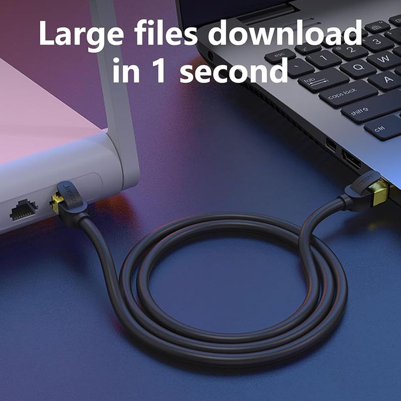 كابل إيثرنت Cat7 بطول 1.5 متر، كابل شبكة RJ45 عالي السرعة للتنزيلات السريعة - Image 4