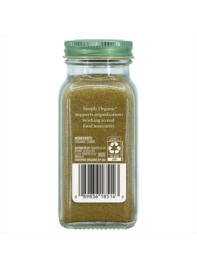 Simply Organic Ground Cumin Seed, Certified Organic | 2.31 oz | Cuminum cyminum L. - Image 2