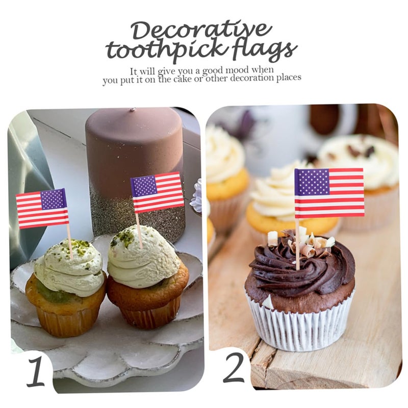 Multicolor National Flag Toothpicks 300pcs Cocktail Food Picks For Party Decorations - Image 4
