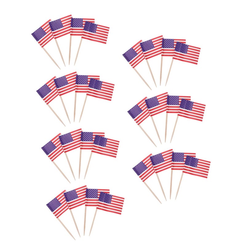 Multicolor National Flag Toothpicks 300pcs Cocktail Food Picks For Party Decorations - Image 2
