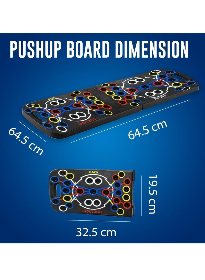 XiuWoo 15 in 1 Foldable Pilates Reformer Machine, Workout Abdominal Board, Plank Trainer, Fitness Push Up Board, Full Body Workout Equipment, Home Gym System, Strengthen Arms Equipment  - Image 3