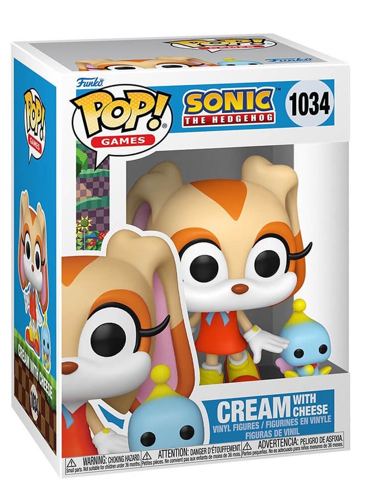 Funko Funko Pop! Games: Sonic - Cream with Cheese #1034  - Image 2