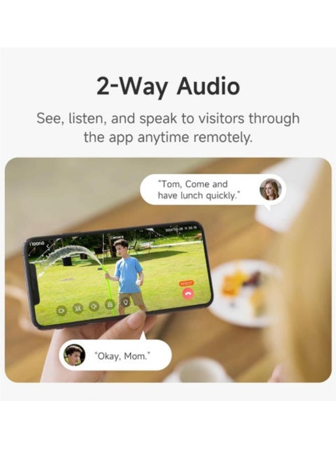 Wi-Fi camera, LED bulb + 64 memory card as a gift, a 360-degree surveillance camera, with smart tracking, 1080p listening and speaker alarm, keep track of where you are on your mobile phone. - Image 4