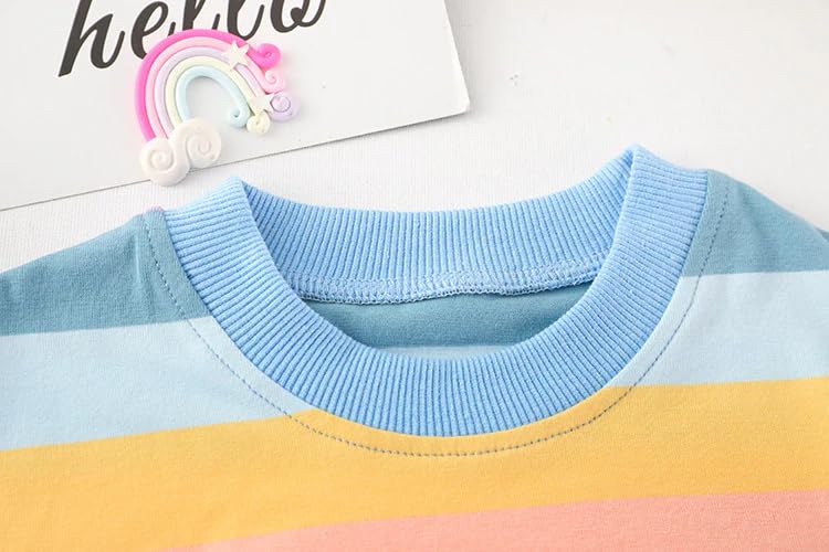 Bold N Elegant Unisex-Child Cotton Blend Printed Half Sleeve Cute Colorful T-Shirt Dungaree Bibshorts With Bear Brooch Attached Clothing Set (Pink, 3-4 Years) - Image 4