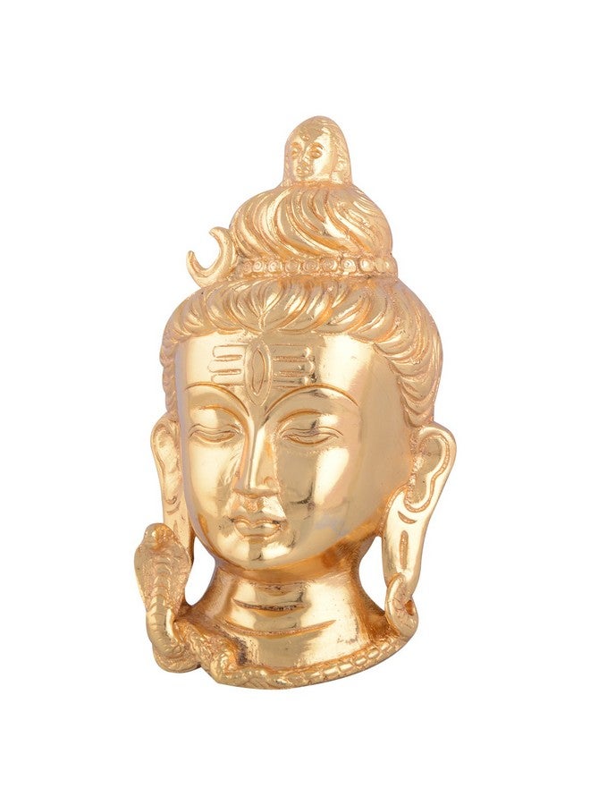 ACE Ace Shivji Brass Main or Pooja Door Decoration Item (Size: 6.5 in x 3.5 in; Color: Gold)  - Image 3