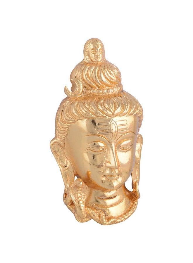 ACE Ace Shivji Brass Main or Pooja Door Decoration Item (Size: 6.5 in x 3.5 in; Color: Gold)  - Image 2