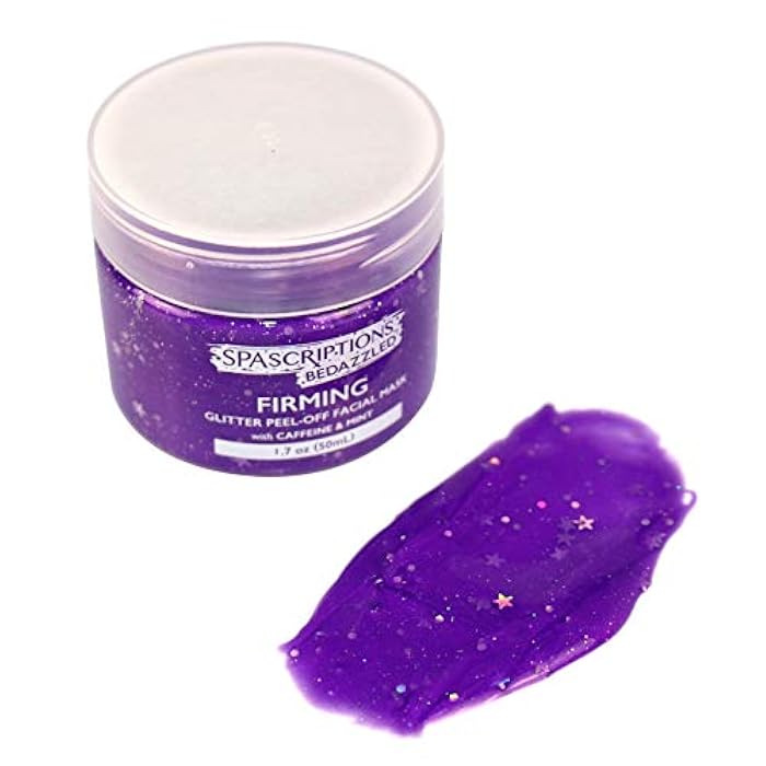 SpaScriptions BeDazzled- Firming & Pore Refining Glitter Peel-Off Masks - Image 3