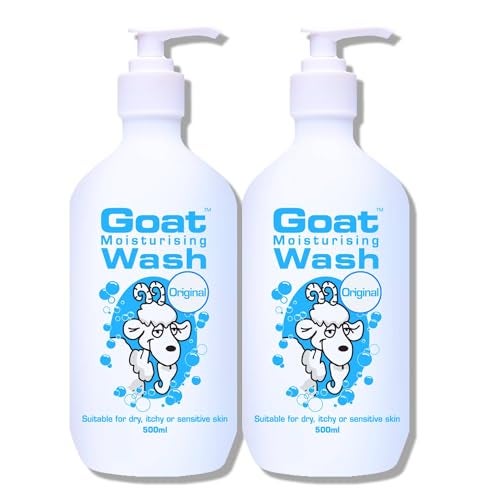 Goat Milk Soap Moisturizing Body Wash Value Duo Pack 16.9 oz - Body Wash to Revive your Skin - Original - Image 1