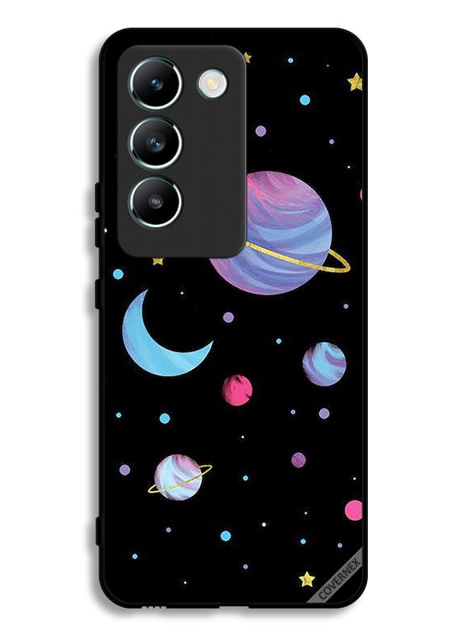 Covernex Vivo V30 Lite 4G Protective Case Cover Planets Art - Image 1