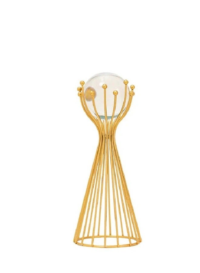 A unique decorative piece made of high-quality metal plated in gold large - Image 2
