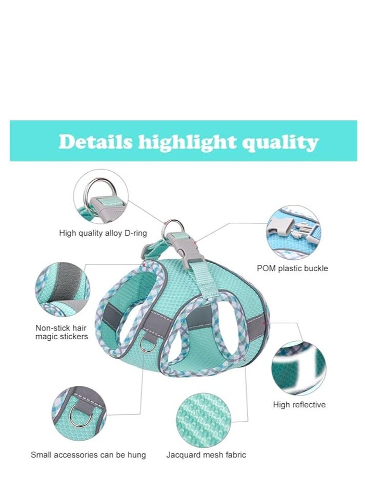 Dog Harness for Small and Medium Dogs – No Pull Puppy Harness and Leash Set, Easy Walk Harness for Walking, Running, and Training - Image 3