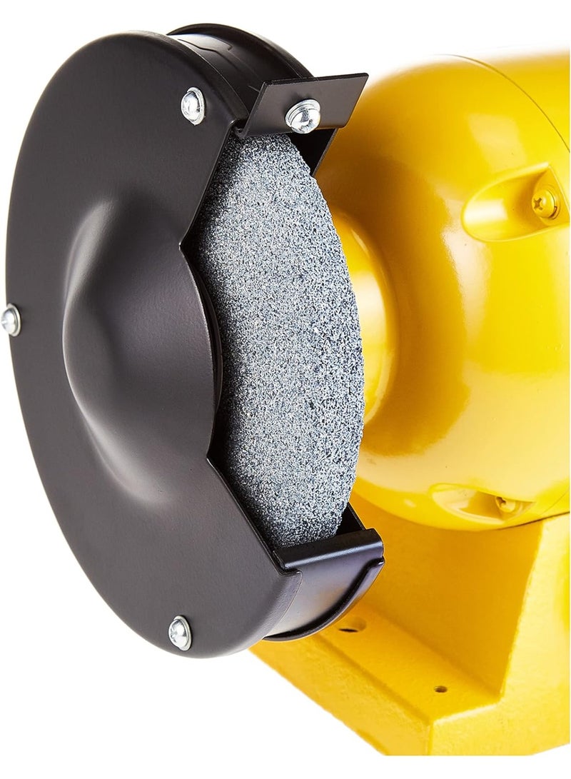 Stanley 6" (152mm) Bench Grinder, 1/2 HP (373W) Corded Power Tool – STGB3715-B5, Cast Iron Base, 3000 RPM, Compatible with Buffing & Wire Wheels - Image 2