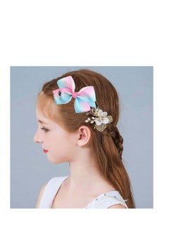 Excefore 12 Pcs Bows Hairpins, Unicorn Grosgrain Ribbon Hair Barrettes, Bows Toddler Girls Hair Bow Clips, Suitable for Toddler Teens Kids Girls Birthday Gift Holiday Present  - Image 2