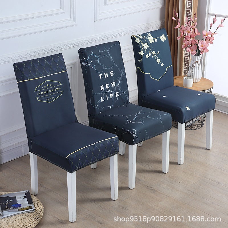 Elastic Fabric Chair Cover Chair Cover Dining Chair Cover Household Suit Universal Seat Cover Stool Cover Universal Chair Cover - Image 2
