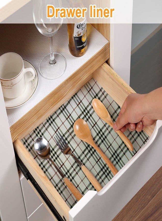 Vocal Store Kitchen Drawer/Cabinet Shelf Mat|PVC Material|Adjustable Size 10 Meter Roll, Cream - MDOJ2-P072-10 - Image 3