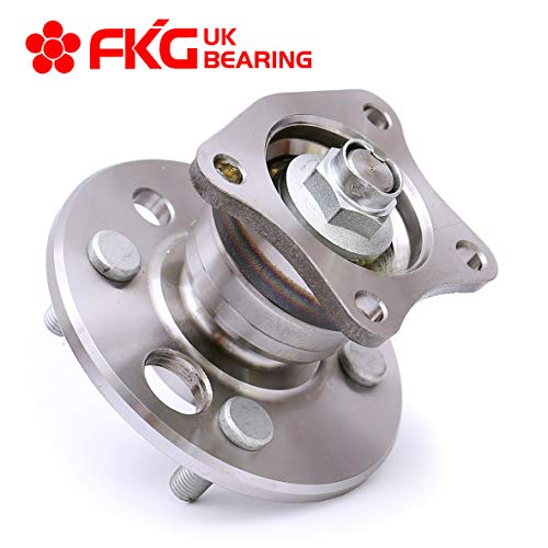 FKG 512018 Rear Wheel Bearing Hub Assembly fit for 1993-2002 Toyota Corolla, 1998-2002 Chevy Prizm, 1993-1997 Geo Prizm, 4 Lugs 4 Bolt Non Abs Set of 2 - Image 3