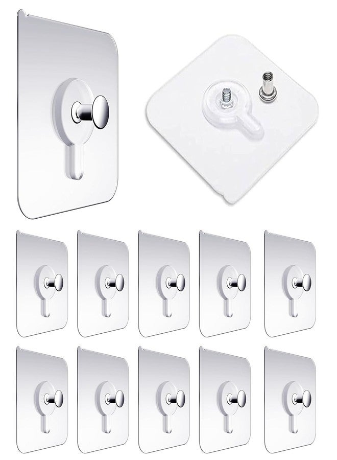 Fruhrer Photo Frame Hooks for Wall Without Drilling, Self Adhesive Hooks for Wall Heavy Duty Strong Nail Free,Kitchen and Bathroom Accessories (15) - Image 1
