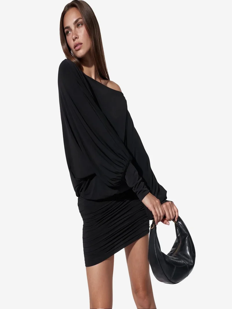 Busem BUSEM Cotton-Blend Mini Skirt