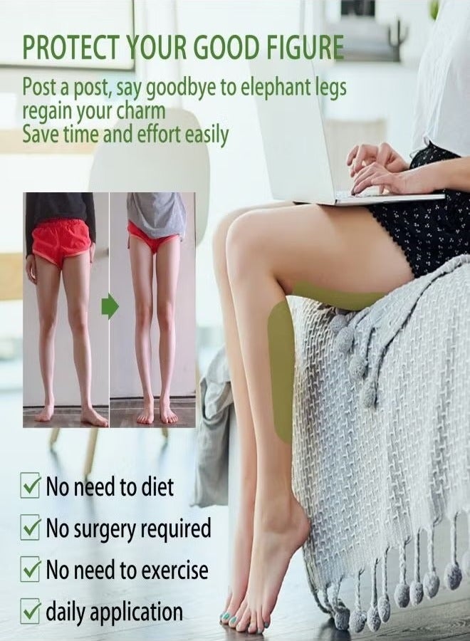 GMORO Wormwood Beautiful Leg Stickers Shaping Thighs Shaping Beautiful Legs Tight Leg Muscle Lifting Stickers  - Image 3