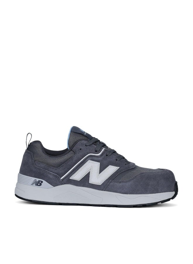 New Balance Womens Elite Lite Electrical Hazard Medium Composite Toe Industrial Work Shoe Lightweight Slip Resistant Magnet Whispy Blue 8