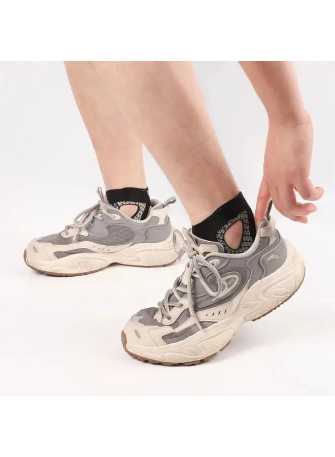 1 Pair Lightweight Breathable Adjustable Ankle Brace for Sports Injury & Sprain Prevention (S/M/L) - Image 2