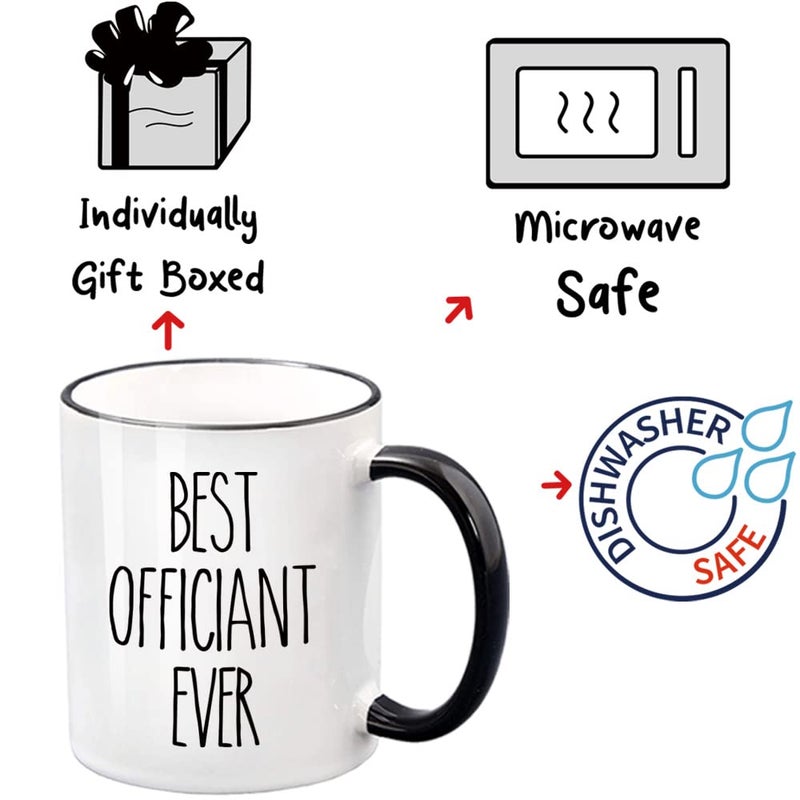 Dnuiyses Wedding Officiant Mug - Funny Registry Mug, Thank You Gift for Bride & Groom - Image 2