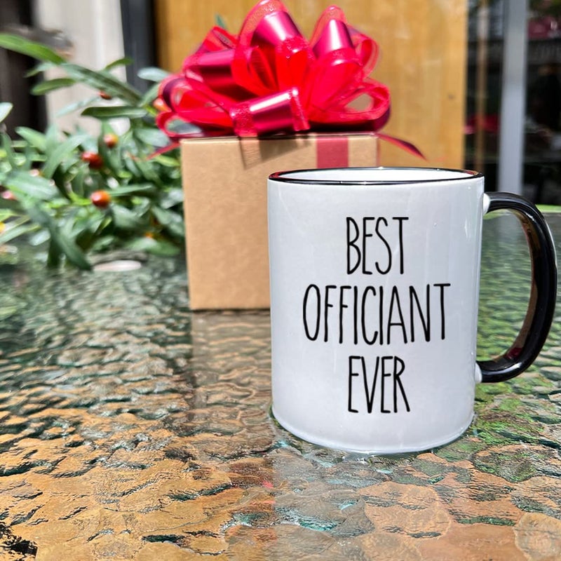 Dnuiyses Wedding Officiant Mug - Funny Registry Mug, Thank You Gift for Bride & Groom - Image 5