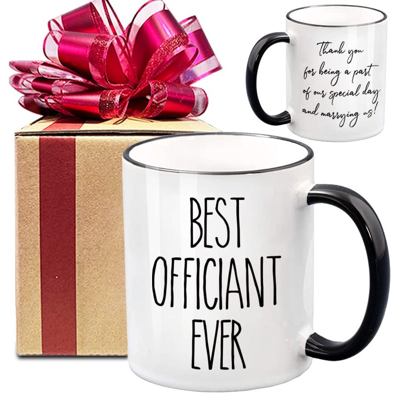 Dnuiyses Wedding Officiant Mug - Funny Registry Mug, Thank You Gift for Bride & Groom - Image 1