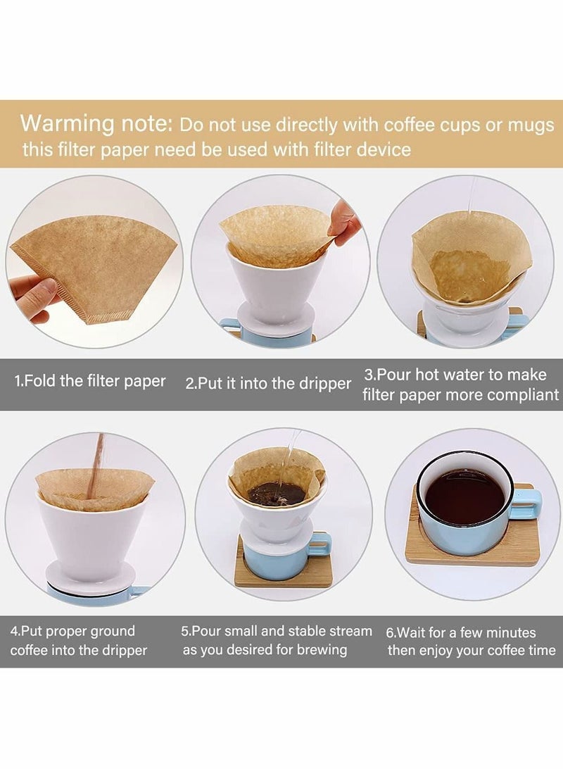 NIBEMINENT Cone Coffee Filter, Size 2 Filters Paper - Image 4