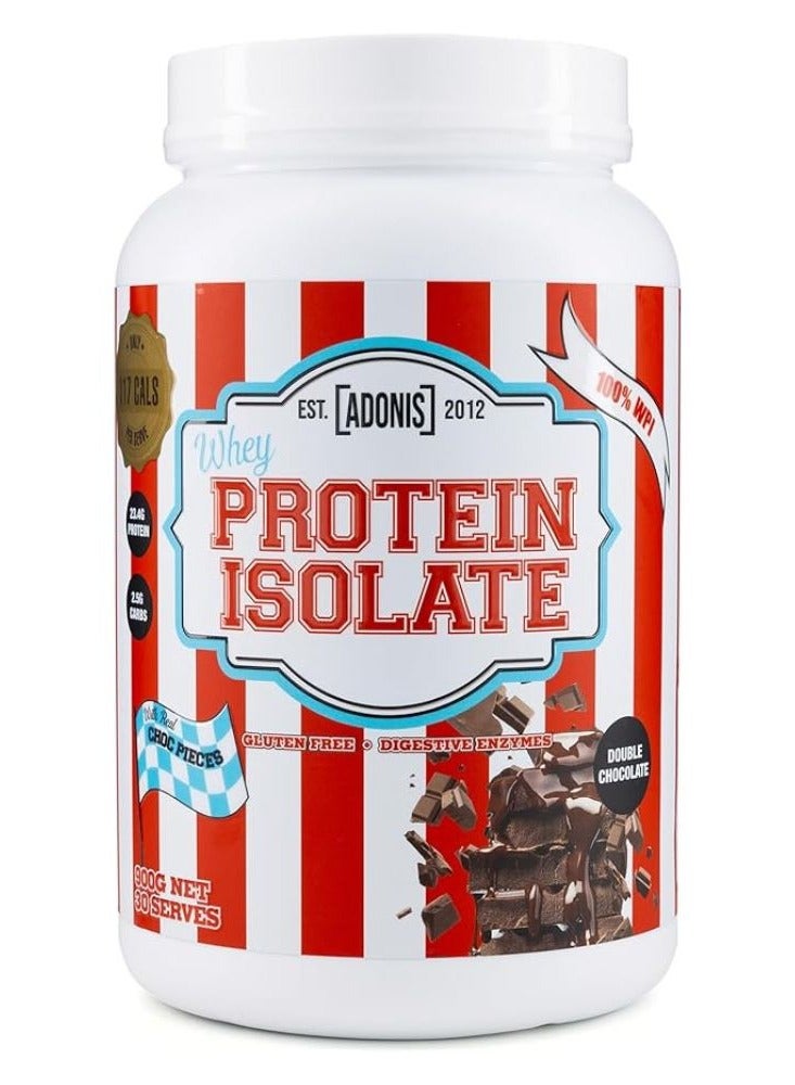آدونیس بروتين مصل اللبن المعزول - شوكولاتة مزدوجة، ٩٠٠ غرام | بروتين عالي الجودة لنمو العضلات والتعافي