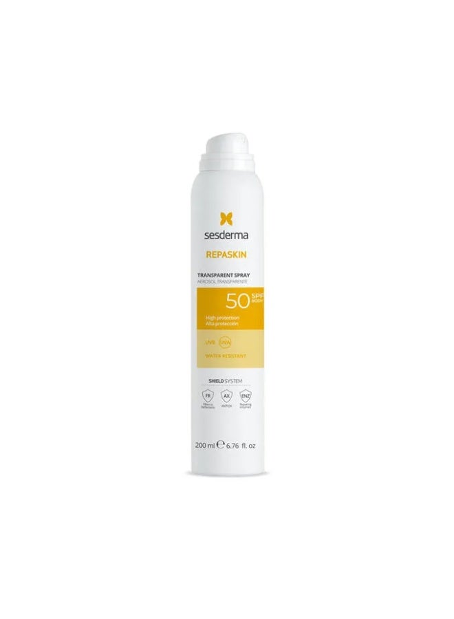 Sesderma Repaskin Transparent Spray SPF50 200ml