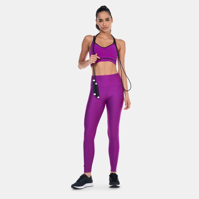 UNDER ARMOUR Women's Seamless Long Heather Sports Bra