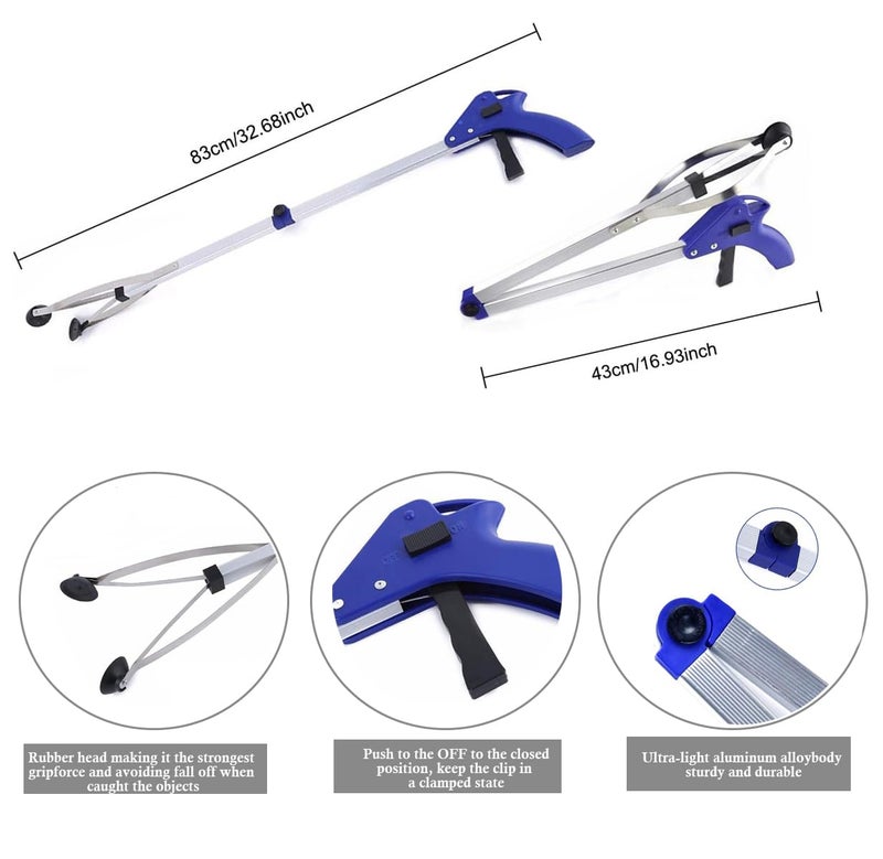 PDFans Reacher Grabber, Windspeed Aluminum Suction Cup Grip Grabber Pick Up Tool for Light Bulb Remover, iPad Pick Up, Litter Picker, Trash/Garbage, Garden Nabber, Long Extender - Image 3