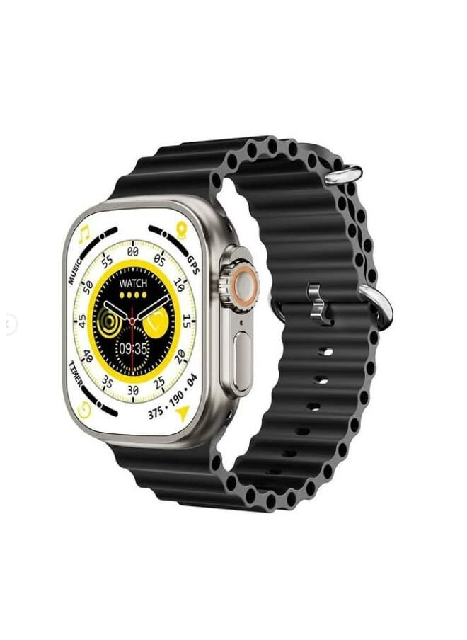 porodo - Porodo 300 mAh Smart Watch Ultra Ultimo Titan 1*Alpine Band And 1*Ocean Band Multicolor - Image 1
