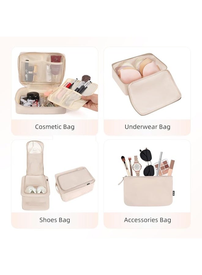 Soofam Packing Cubes, Luggage Packing, Travel Accessory Organizers, 8 Pack - Image 4